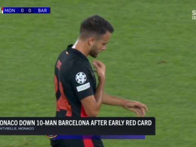 10-man Barcelona suffer dramatic upset