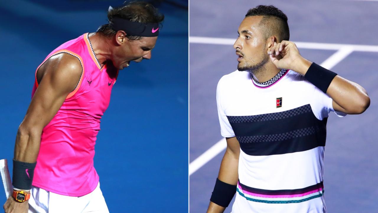 Kyrgios and Nadal will face off.