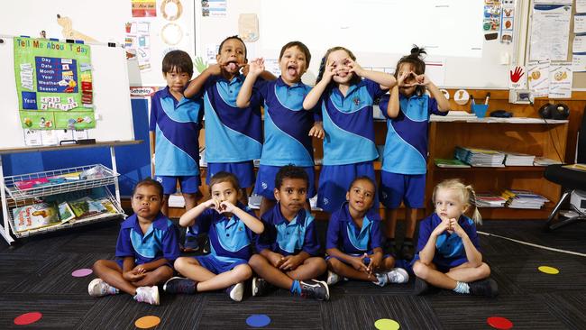 My First Year 2024: Parramatta State School: prep 1/C: Back: Kenji, Meki, Sebastian, Harriette, Sheya; front: Denita, Mariah, Henrietta, Dakoda. Picture: Brendan Radke