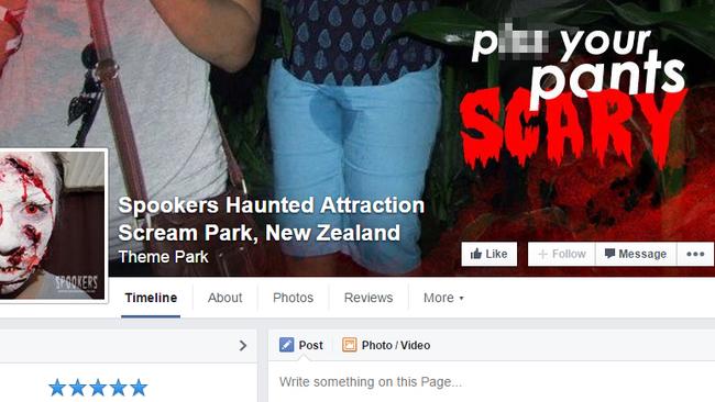 Spookers Haunted Attraction Scream Park, New Zealand. Picture: Facebook