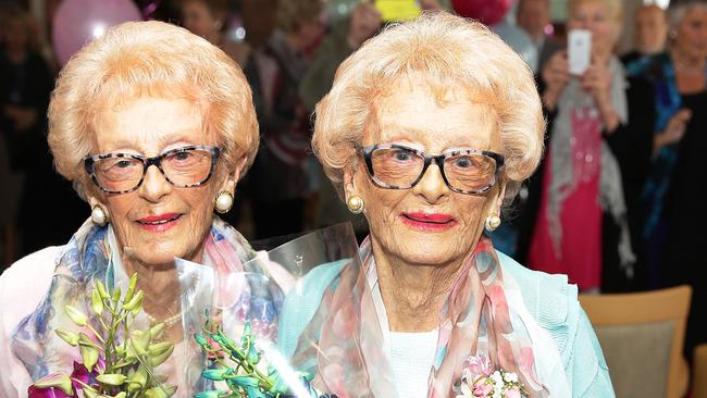 100-year-old twins at Peninsula Gardens | Daily Telegraph