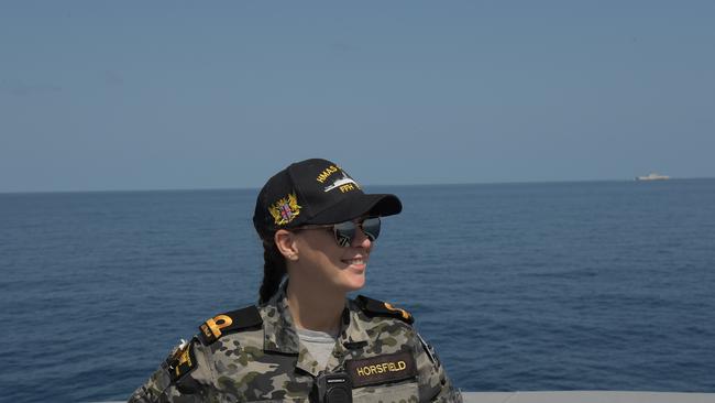 Operation Kakadu onboard the HMAS Perth. Picture: (A)manda Parkinson