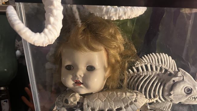 One of the dolls at Maryborough's Haunted Doll Museum.