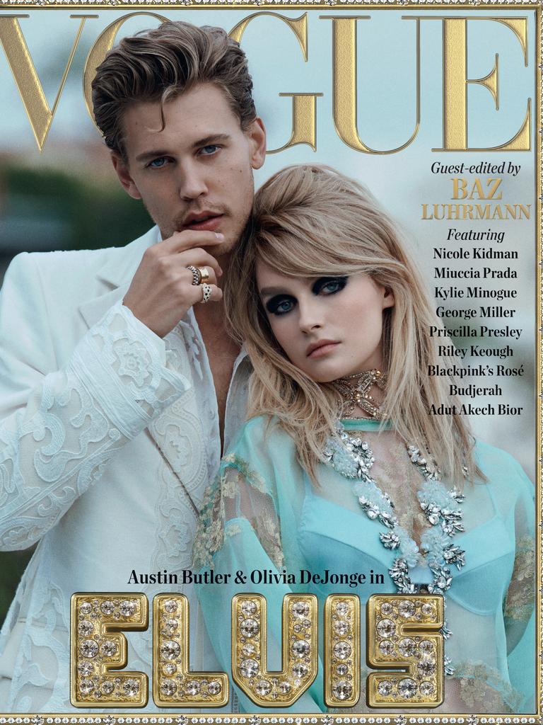 The new issue of Vogue Australia, guest-edited by Baz Luhrmann.