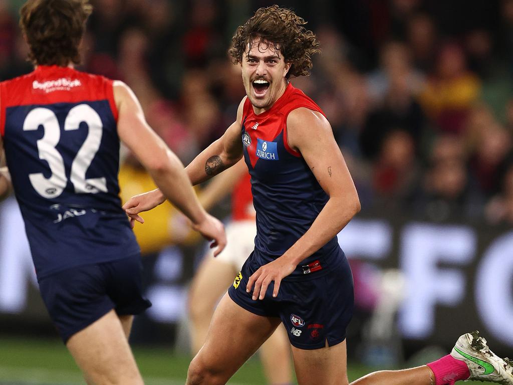 No Max, no worries? Luke Jackson stood up in Gawn’s absence. Picture: Michael Klein