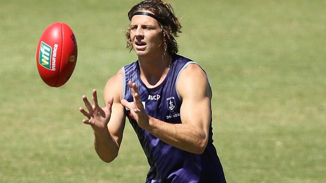 Fremantle midfielder Nat Fyfe.