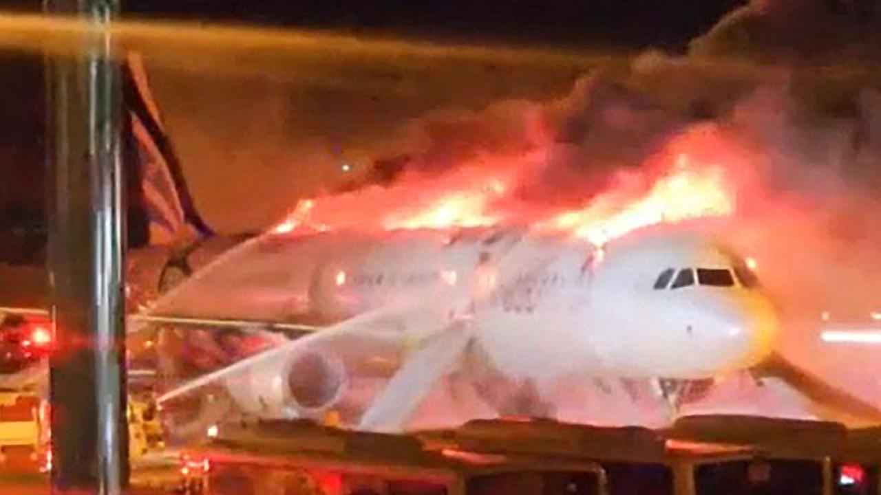 Air Busan was the first to ban them after the caused a fire on-board. Picture: Yonhap/AFP