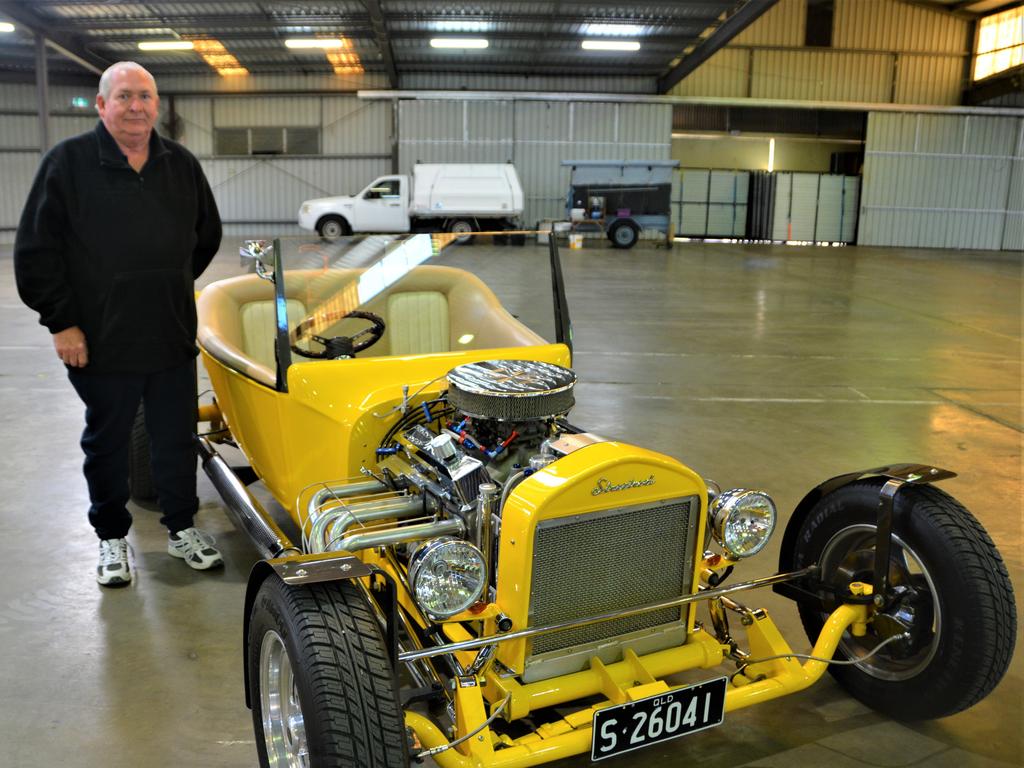 Enjoying the 2023 Toowoomba Antique Collectable Fair and Car Show is Darryl Mitchell. Picture: Rhylea Millar