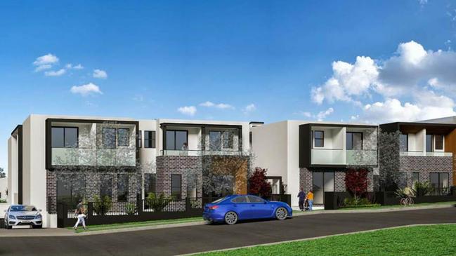 Artist impression for the boarding house complex on Boronia Rd, Greenacre.