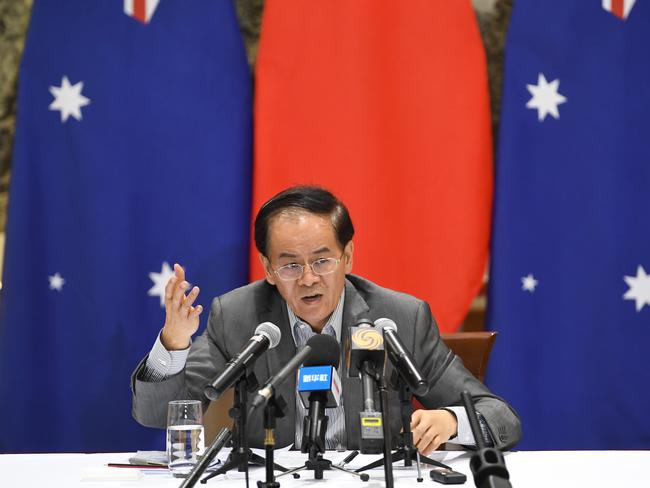 Chinese Ambassador to Australia Cheng Jingye.