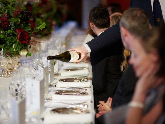 Dinner setting at Chatsworth House, Derbyshire, UK. Photo: Dave Bird/Supplied