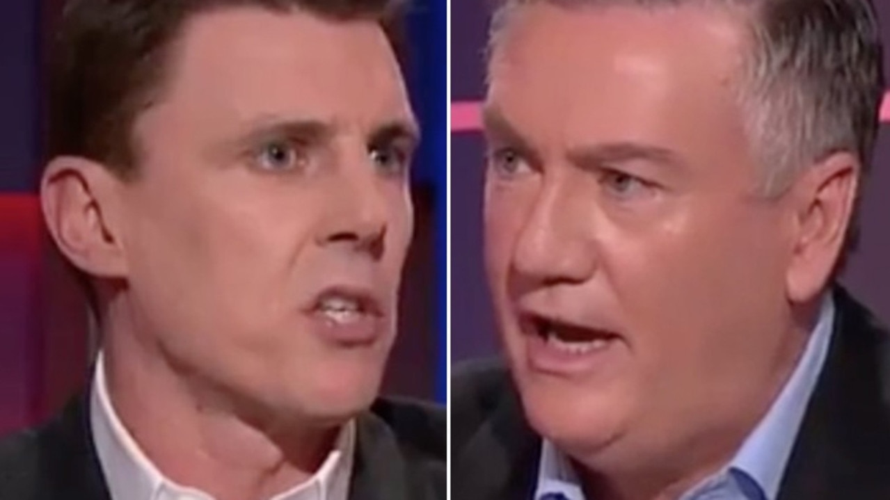 Eddie McGuire and Matthew Lloyd went toe-to-toe.