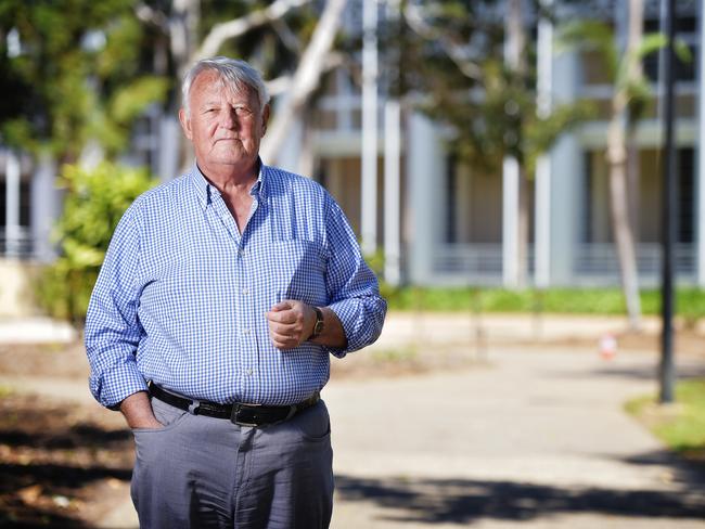 Independent Commissioner Against Corruption Ken Fleming QC poses for a photo in front of Parliament House in Darwin on Friday, August 31, 2018. Picture: Keri Megelus