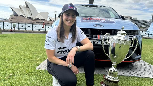 Molly Taylor at announcement of Race of Champions event in Sydney. Photo: Supplied