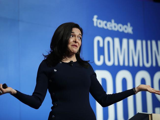 Facebook chief operating officer Sheryl Sandberg was reportedly involved in the new ruling. Picture: Getty/AFP