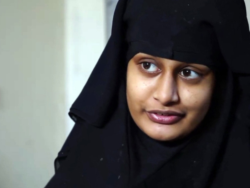 Shamima gave an interview with the BBC, begging to be allowed to return to the UK after the death of two of her children. Picture: BBC