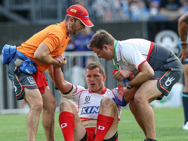 PRE 2024 RD02 New Zealand Warriors v Dolphins - Tom Gilbert Picture NRL Photos