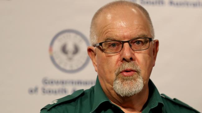 SA Ambulance Service CEO David Place will resign and retire Picture: AAP / Kelly Barnes