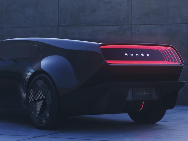 Photo of the Honda Saloon concept at the 2024 consumer electronics show