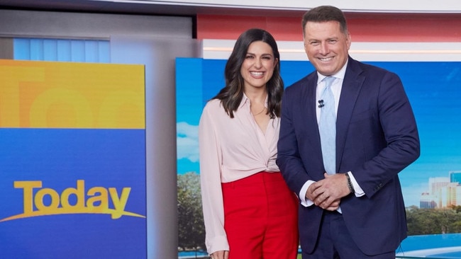 Sarah Abo and Karl Stefanovic are two of Nine's biggest stars. It is not suggested they are mentioned in the report. Picture: Nine