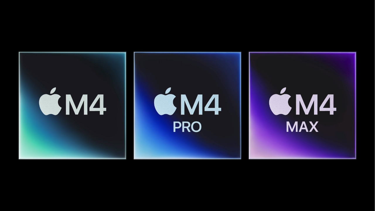 Apple's latest range of Macbook Pro laptops have been boosted with the new M4 chip. Picture: Apple