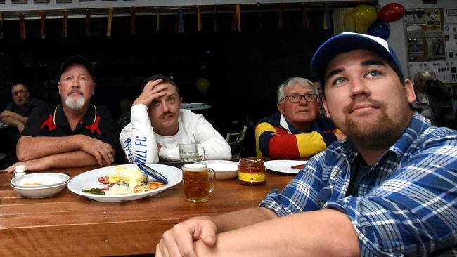 Misery at Taylor Walker's old club, North Broken Hill. Picture: Bernard Humphreys