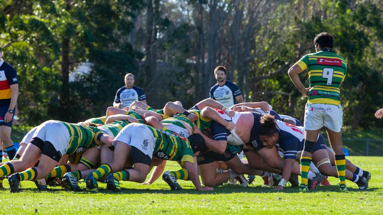 Game day at TG Millner Sportsground in Eastwood, NSW. Saturday 13th July 2019. The club held a “Back to Eastwood Day” with players from the 1969 and 1999 teams present. (AAP IMAGE/Jordan Shields)