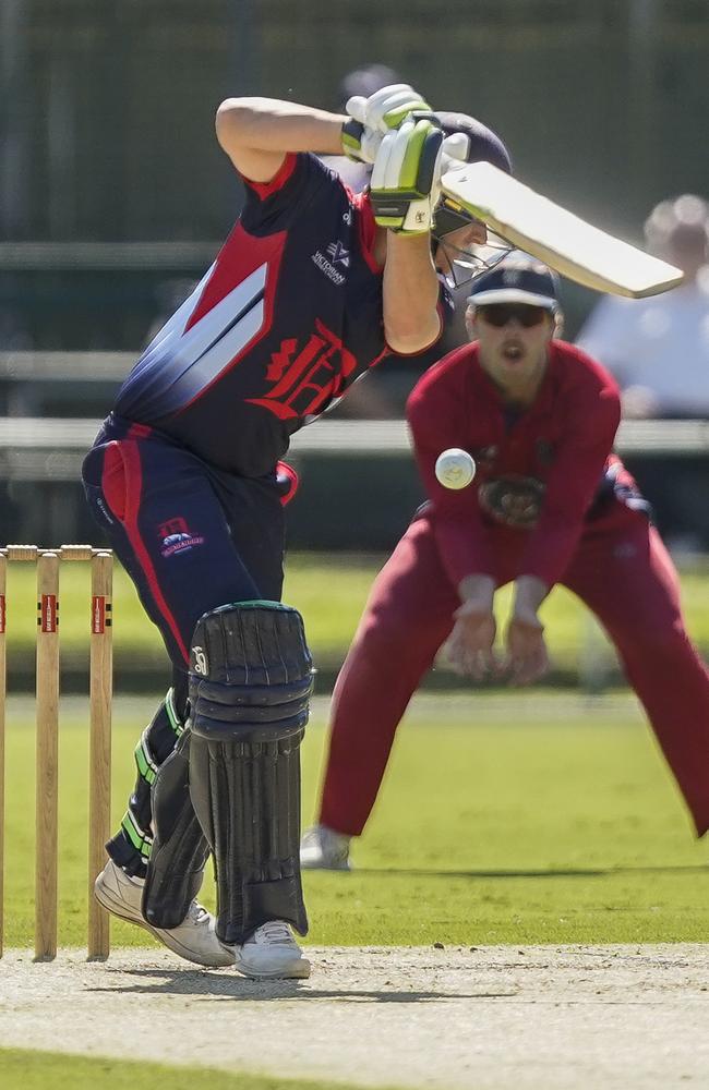 Champion Dandenong batsman Tom Donnell is unsure if he’ll play on. Picture: Valeriu Campan