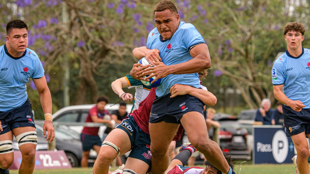 The NSW Waratahs against the Reds in the Super Rugby U16s: Photos: Reds Media.