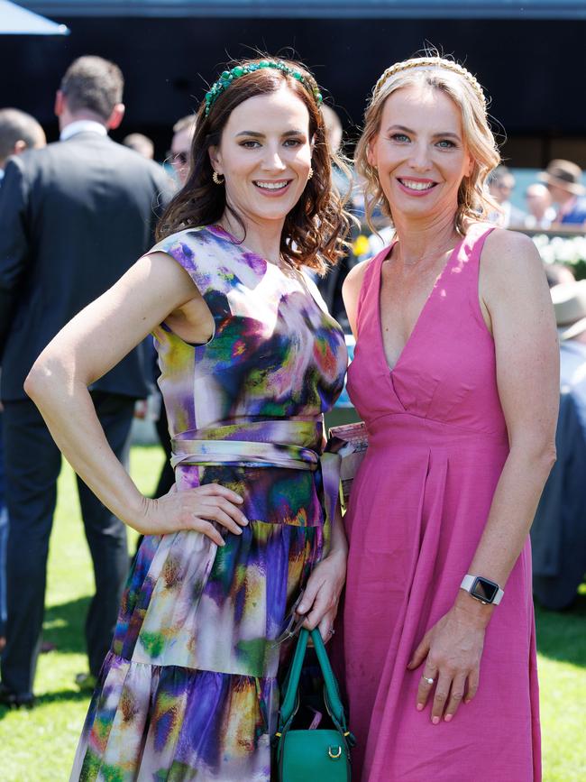 Kate Tajudin and friend Maressa Lassey. Picture: David Swift