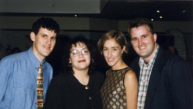 Pictured in 1997 is Bernard Whebell, Giuseppina Caruso, Helen Sweeney and John Elphinstone.