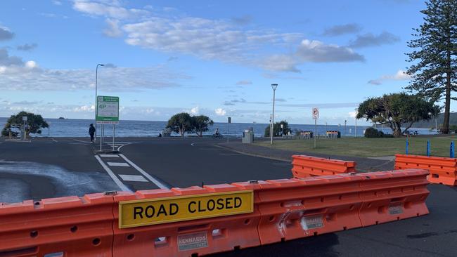 Byron Shire Council has blocked access to Byron Bay's Main Beach. Picture: News Regional Media