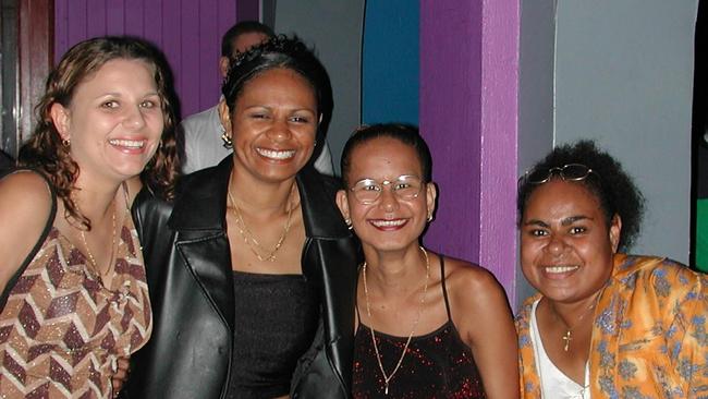 Selene Thompson, Danita-Jo Neliman & Syreeta Neliman & Nancy Lui Picture: Bryan Lynch ad426012 Selene Thompson, Danita-Jo Neliman & Syreeta Neliman & Nancy Lui at Flinders Street Station Picture: Bryan Lynch ad426012