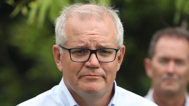 Scott Morrison’s satisfaction rating fell five points to 39 per cent, while those dissatisfied with his performance as Prime Minister rose six points to 58 per cent. Picture: Annette Dew