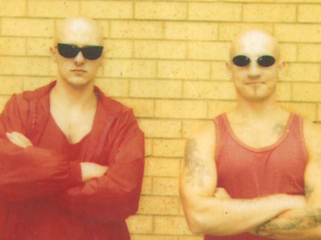 Gavin Preston (right) with Matthew Johnson (left)