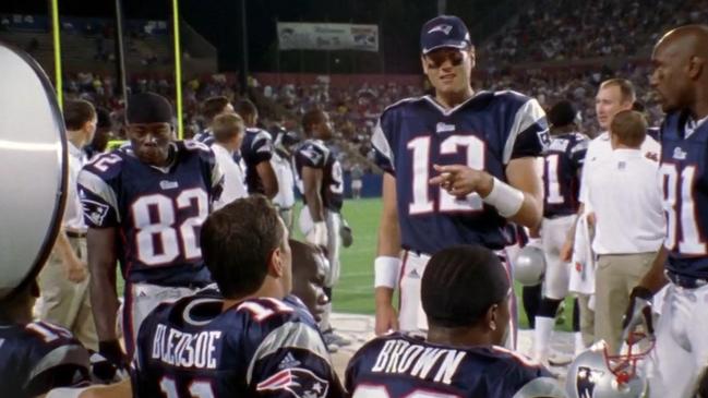 Tom Brady took over Drew Bledsoe's role as starting quarterback.