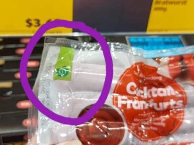 Queensland shopper finds product with Woolworths logo at Aldi. Picture: Facebook/AldiMums