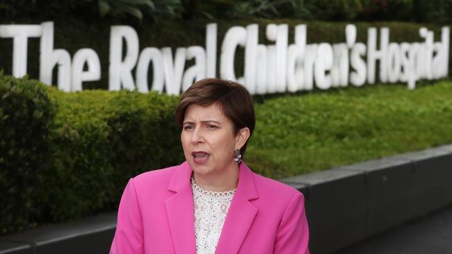 Royal Children’s Hospital chief executive Bernadette McDonald said she was delighted the Good Friday Appeal had chosen to share the funds with the hospital’s regional partners. Picture: David Crosling