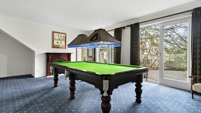 If this pool room’s walls could talk …