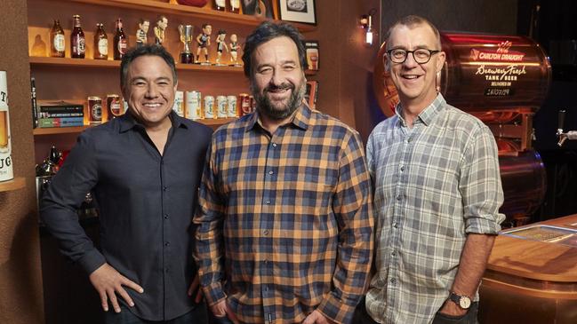 The Front Bar – Sam Pang, Mick Molloy, Andy Maher.