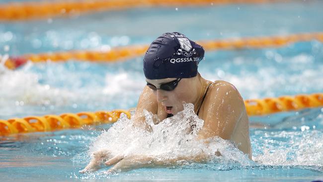 The QGSSA swimming championships at the Sleeman Sports Complex, Brisbane 28th February 2024. (Image/Josh Woning)