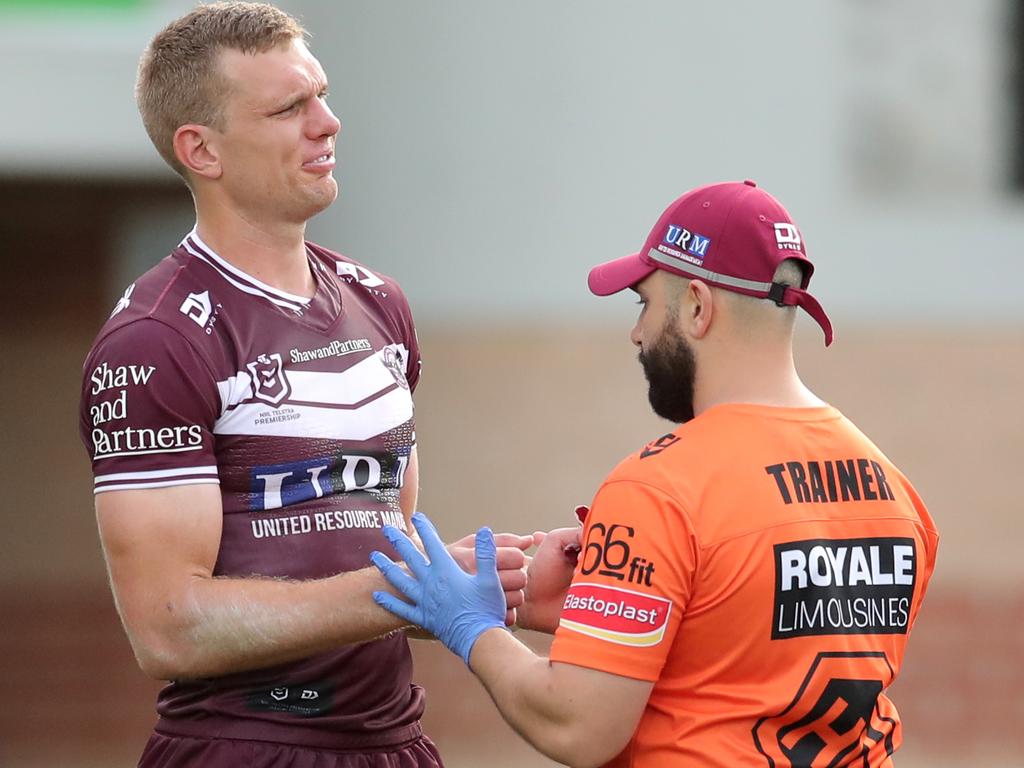 Star fullback Tom Trbojevic looks set to return from his hamstring injury in round 5 against the New Zealand Warriors. Picture: Matt King/Getty Images