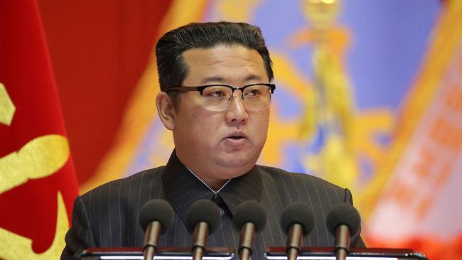 With teh eyes of the world on Ukraine and Taiwan, Kim Jong-un’s military scientists have continued to expand his arsenal. Picture: Getty Images