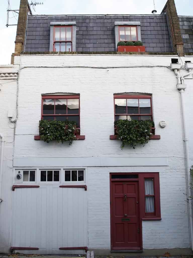 Maxwell’s London townhouse where the photo was taken. Picture: Hollie Adams/Getty Images.