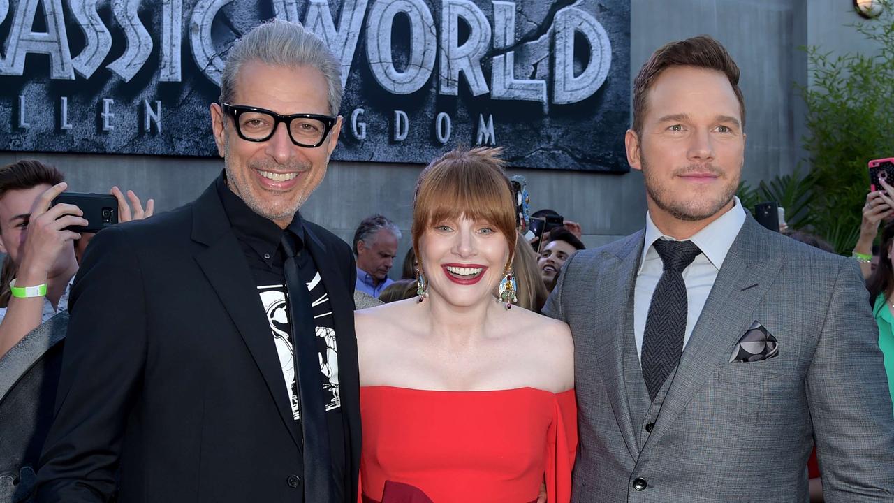 Howard realised on press tours with Chris Pratt that he’s never asked about being father. Picture: Kevin Winter/Getty Images/AFP