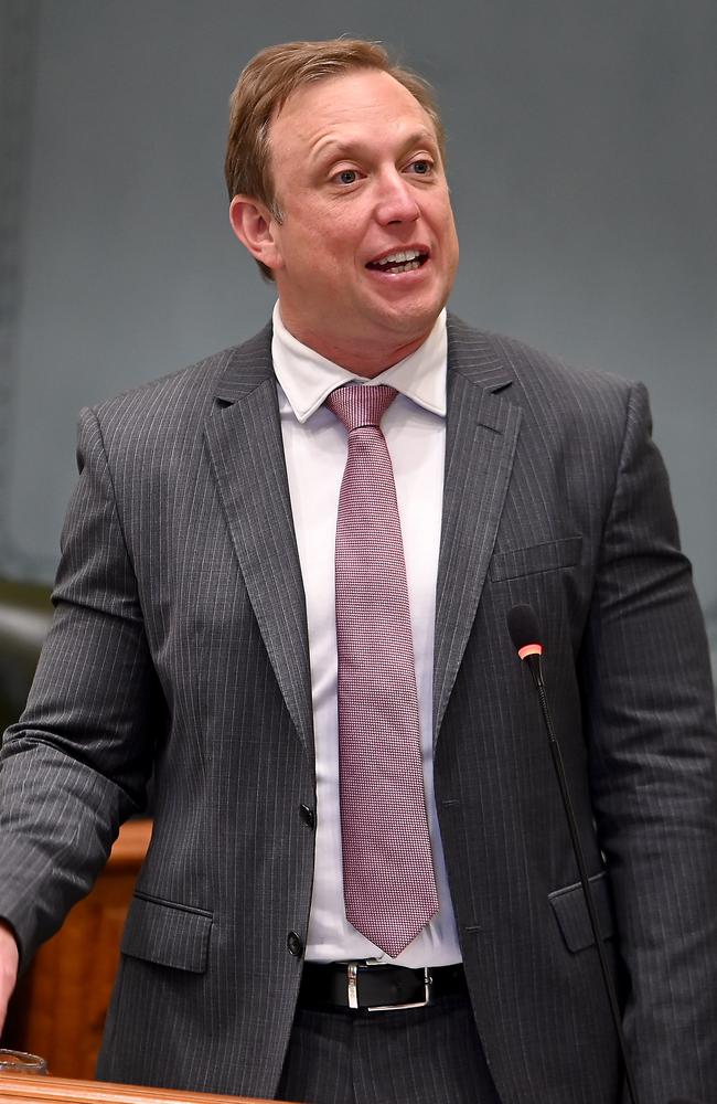 Premier of Queensland Steven Miles in Queensland parliament. Picture: NewsWire / John Gass