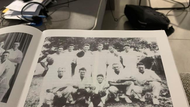 SOCIAL MEDIA IMAGE DISCUSS USE WITH YOUR EDITOR - The Bundy team that took on Rockhampton in around 1930: Ray James (back), Jack Pizzey, Tom Theodore, Ray Argus, Edgar Glover, Reg James, Les Tallon (front), Tom O'Shea, Don Tallon, Stan Kidd, Eric Steffensen