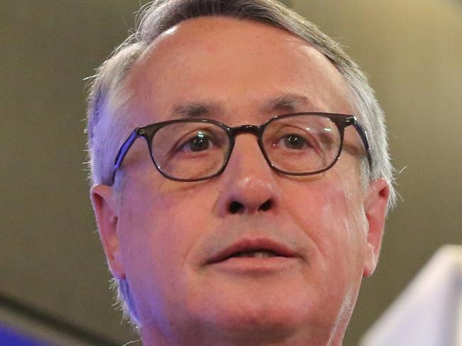 Former Labor Treasurer Wayne Swan addresses the National Press Club following today's launch at the Australian National University in Canberra of his book "The Good Fight."