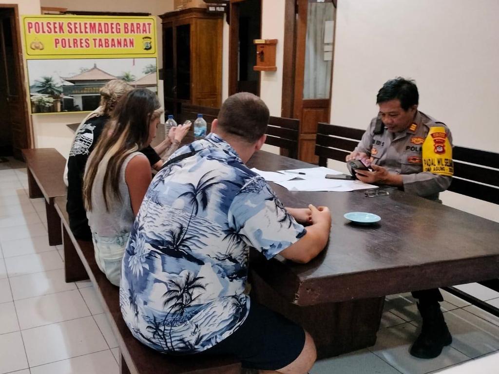 Bali police continue talks with witnesses. Picture: Indonesian Police