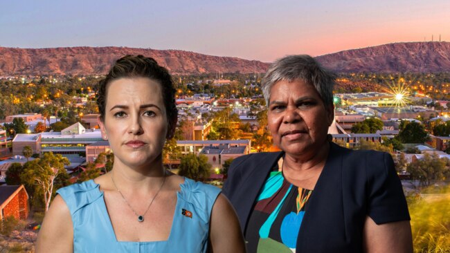 Lingiari MP Marion Scrymgour (right) says there has been a “wall of silence” concerning crime in Alice Springs, claiming greater transparency is required. However, Chief Minister Lia Finocchiaro maintains 